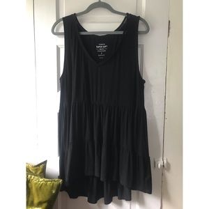 Black Tiered Swing Knit Torrid Tank Tunic